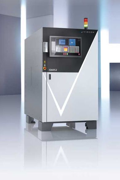 A 3D render of the Viscom iS6052 SPI system. It is used for the inspection of solder paste.