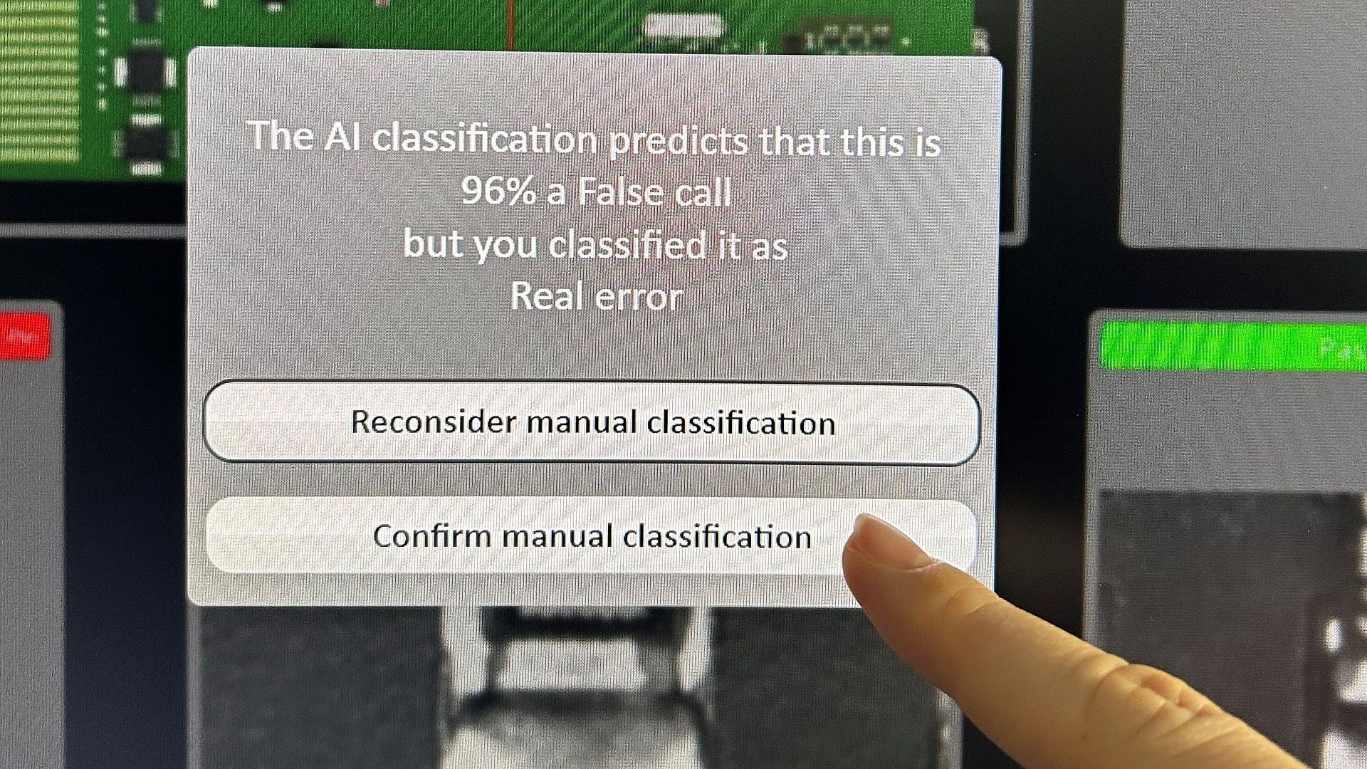 Viscom vAI: AI-supported verification