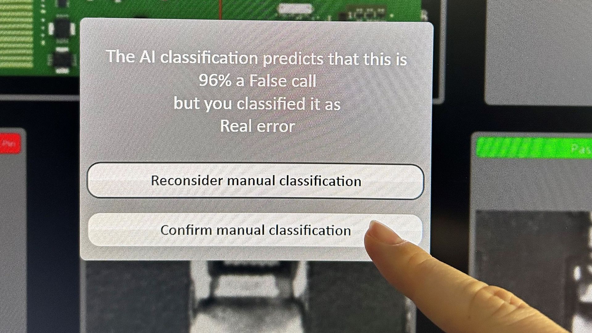 Viscom vAI: AI-supported verification